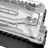 Placa de distribuição frontal para refrigeração líquida personalizada de PC, Singularity Spectre 2.0 Elite – suporte frontal para reservatório/fluxo (SC-SPECTRE-ELITE-FRONT-BK)