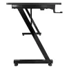 Mesa de computador Subsonic SA5706 preta reta PVC 120x60 cm