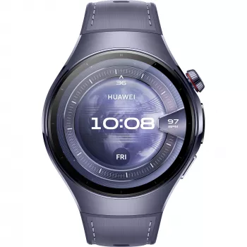 Watch 5 46mm (Rates-L39L), Smartwatch Cinzento/Violeta, Bracelete de relógio compósito em cinzento-violeta, Caixa de titânio