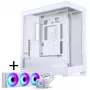 Caixa ATX PHANTEKS NV-Série NV5 MK2, vidro temperado, DRGB - branco mate + refrigeração líquida AiO Glacier One 360M25 Gen2 DRGB - 360 mm