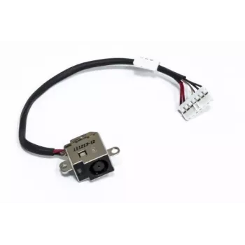 Conector fêmea de alimentação com cabo, HP DV6-6000
