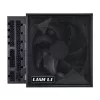 Fonte de alimentação Lian Li EDGE EG1300 de 1300 W, 80 PLUS Platinum, ATX 3.1, PCIe 5.1, preta
