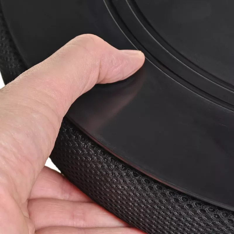 Almofada rotativa ortopédica ActionMed PO600AM — almofada de assento redonda, rotação 360°, 1,5 kg, preto