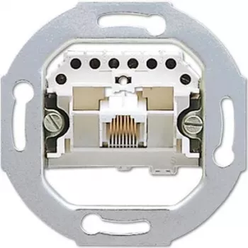 JUNG UAE 8 UPO RJ-45 Silver mecanismo de tomada (UAE8UPO)