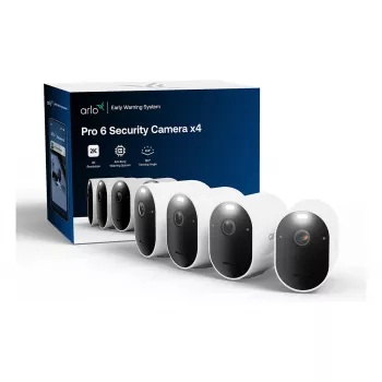 ARLO Pro 6 - Edição 2025 - Câmara de vigilância de rede - Exterior, Interior - resistente às intempéries - Cor (dia/noite)
