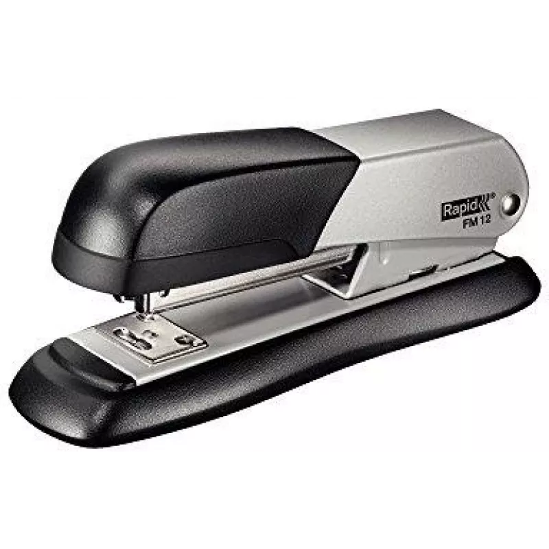 Agrafador Rapid FM12, cinzento, até 25 folhas, agrafos 24/6, 26/6, metal 1102-108