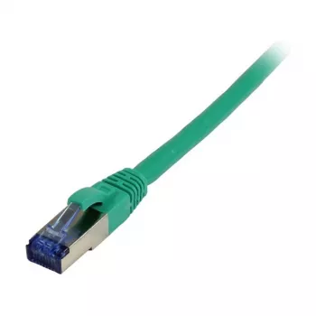 Cabo patch RJ45 - CAT6A 500 MHz - 0,15 m - verde - S-STP(S/FTP) - TPE/LSZH(Superflex) - AWG26 - Syner