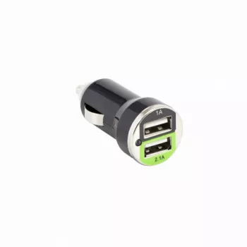 Sbox CC-221B carregador de automóvel USB duplo CC-221B preto