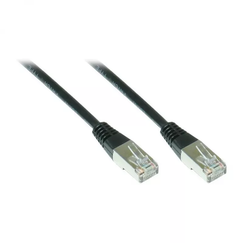 Good Connections Alcasa GOOD CONNECTIONS - Cabo de rede - RJ-45 (M) - RJ-45 (M) - 0,5 m - SFTP - (Categoria 5e) - preto (855S-005)