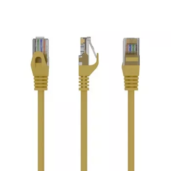 Cabo de rede GEMBIRD PP6U-5M/Y – Cat6 U/UTP, RJ-45 macho para RJ-45 macho, 5 m, amarelo