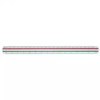 Régua de escala Staedtler Mars 561 300 mm plástico branco