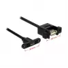 Cabo USB DeLOCK 1 m USB2.0 Micro-B/USB2.0-A