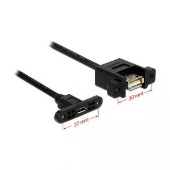 Cabo USB DeLOCK 1 m USB2.0 Micro-B/USB2.0-A