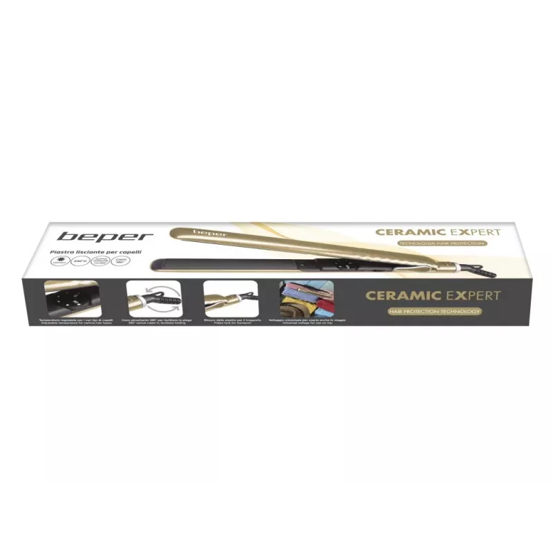 Grelhador elétrico Beper 40.450GO — grelhador elétrico compacto com superfície antiaderente
