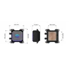 Endorfy Navis F360 ARGB EY3B006 refrigeração líquida AIO para CPU, radiador de 360 mm, 3 ventoinhas de 120 mm, 250–1800 RPM, LGA 1700/AM5/AM4, preto