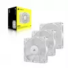 Corsair RS120 PWM ventoinhas de caixa, pack de 3, 120 mm, branco, CO-9050193-WW