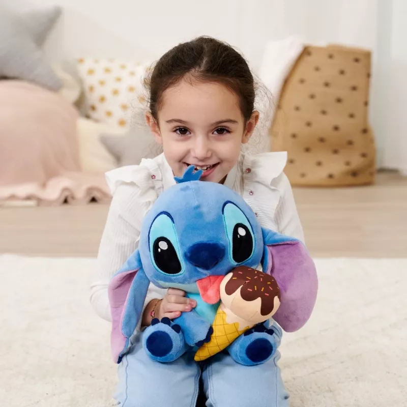 Peluche SIMBA mascote Stitch gelado 25 cm, personagem original macia