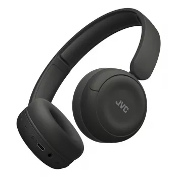 Headset JVC HA-S59W — com fios e sem fios Bluetooth, USB‑C, supra-aural, 20–20000 Hz, cabo de 1,2 m, 148 g, preto