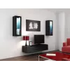Suporte de TV Cama VIGO 140 30/140/40 preto/preto brilhante