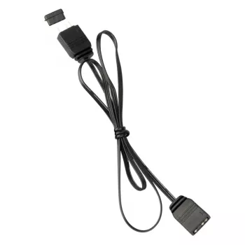 Cabo de extensão ARGB 3 pinos 50 cm — Kolink, 5V, preto