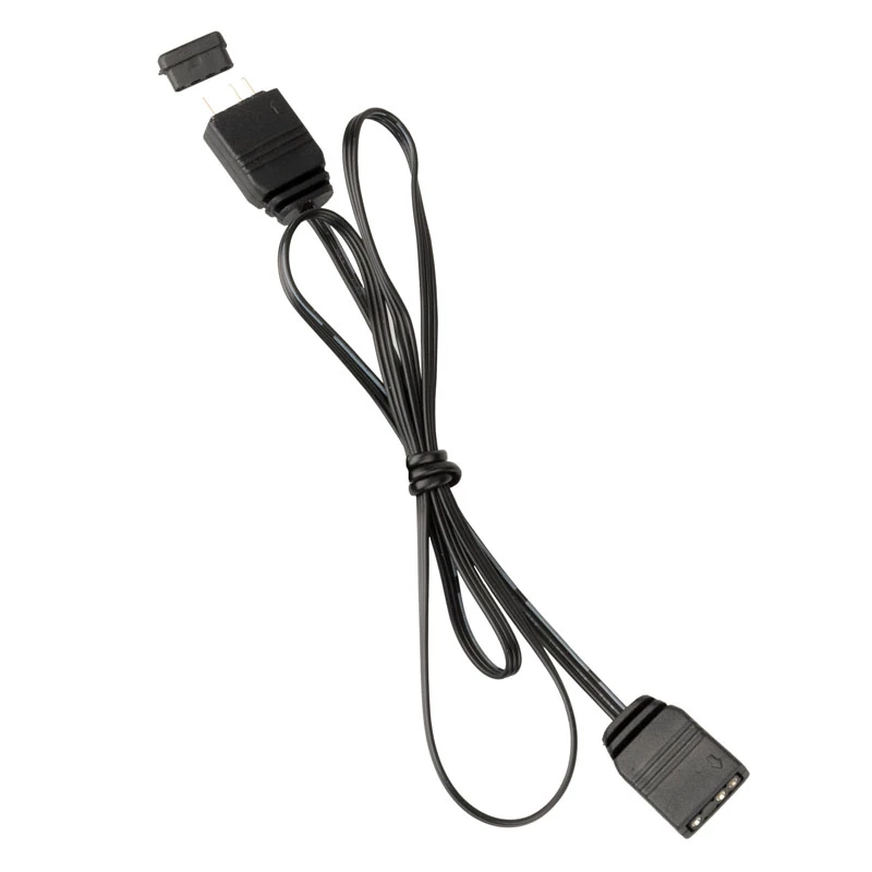 Cabo de extensão ARGB 3 pinos 50 cm — Kolink, 5V, preto