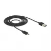 Cabo USB DeLOCK 83850 USB 2.0 2 m USB A para Micro-USB B preto