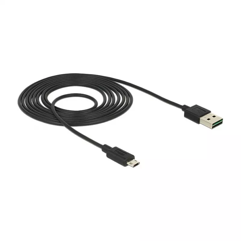 Cabo USB DeLOCK 83850 USB 2.0 2 m USB A para Micro-USB B preto