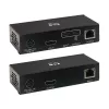 Eaton Tripp Lite Series Kit extensor USB-C para HDMI sobre Cat6 com suporte KVM, 4K 60Hz, 4:4:4, transmissor/receptor, USB, PoC, HDCP 2.2, até 70 m, TAA - Extensão para vídeo