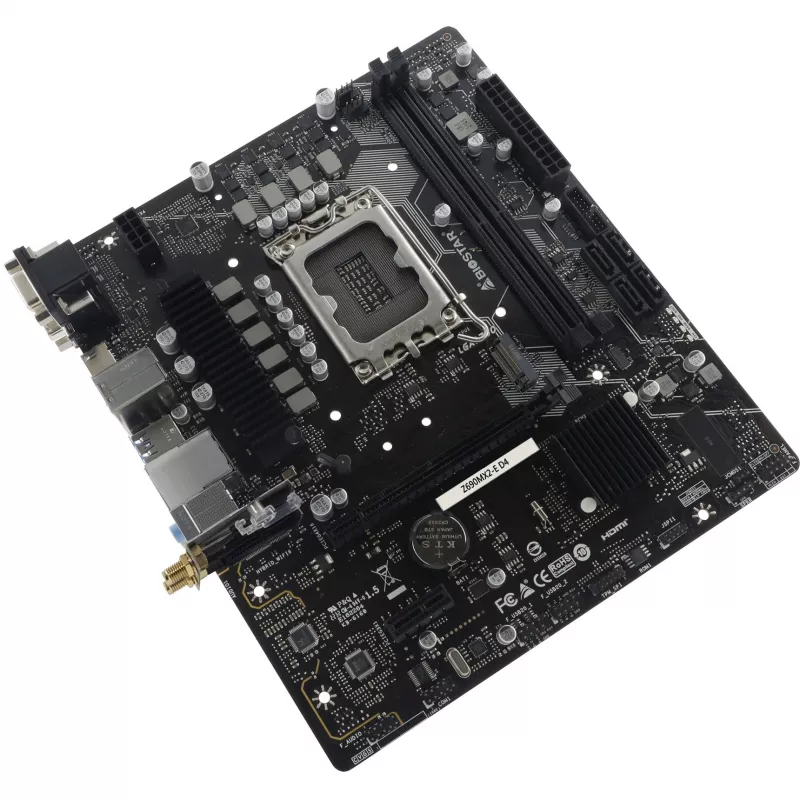 BIOSTAR Z690MX2-E D4 placa-mãe, Intel Z690, LGA 1700, micro ATX, DDR4