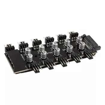 Hub de ventoinhas PWM de 10 vias Lamptron SP105