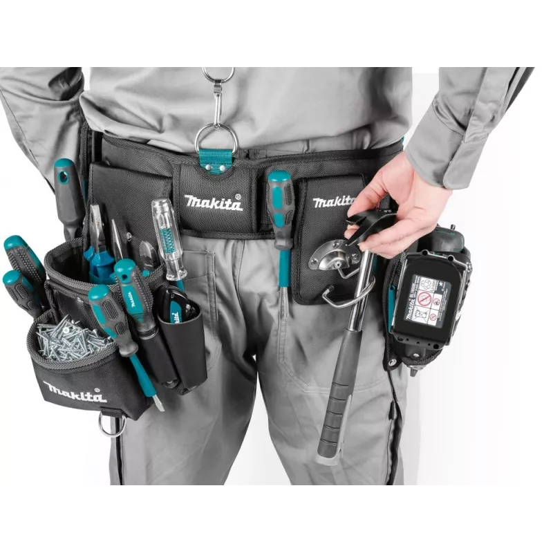 Makita E-15235 conjunto de cinto de ferramentas heavy-duty com bolsas de transporte