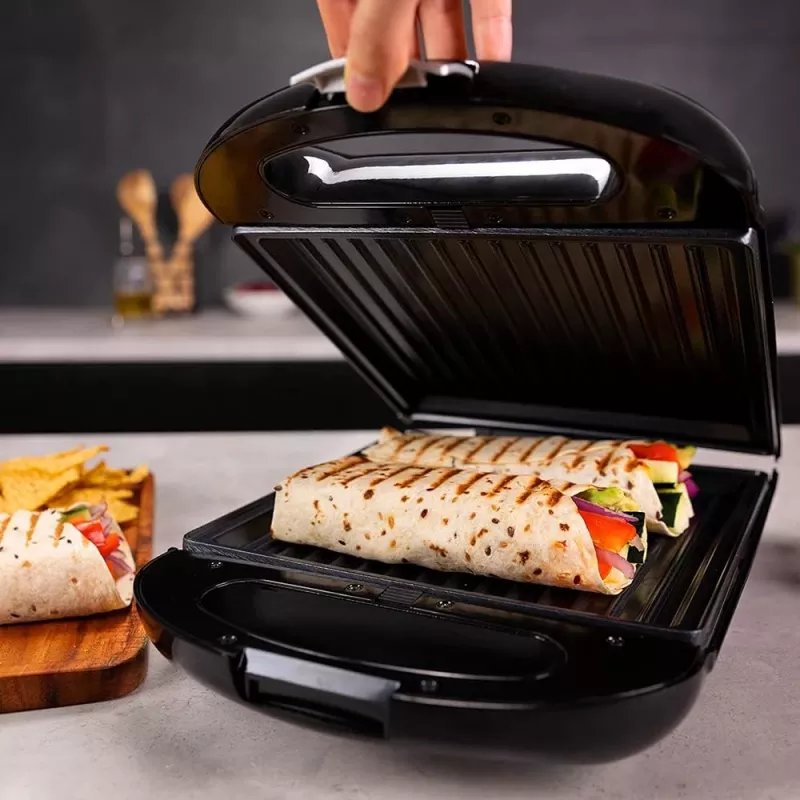 Máquina de sandes Cecotec | Rock'nToast Family 3in1 | 1500 W | Número de placas 3 | preto