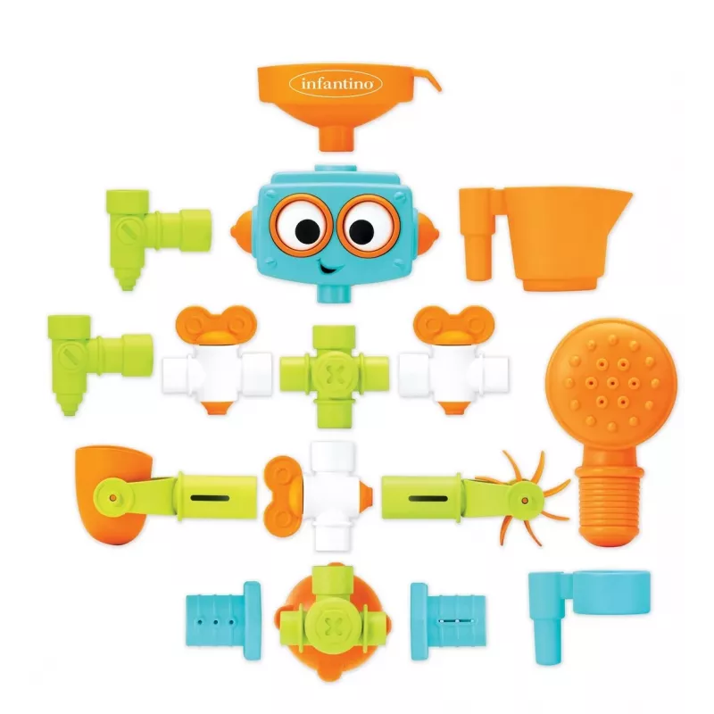 Robô de banho com duche