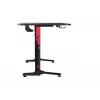 Mesa DIABLO CHAIRS X-Mate preta retangular fibra de carbono 1600x750x755 mm