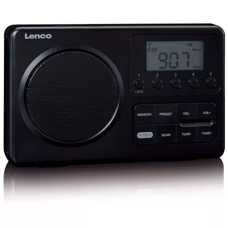 Lenco MPR-035BK rádio, preto
