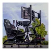 Rodas giratórias com travão OPLITE para GTR S8/S8 Elite preto retail (OP-CW)