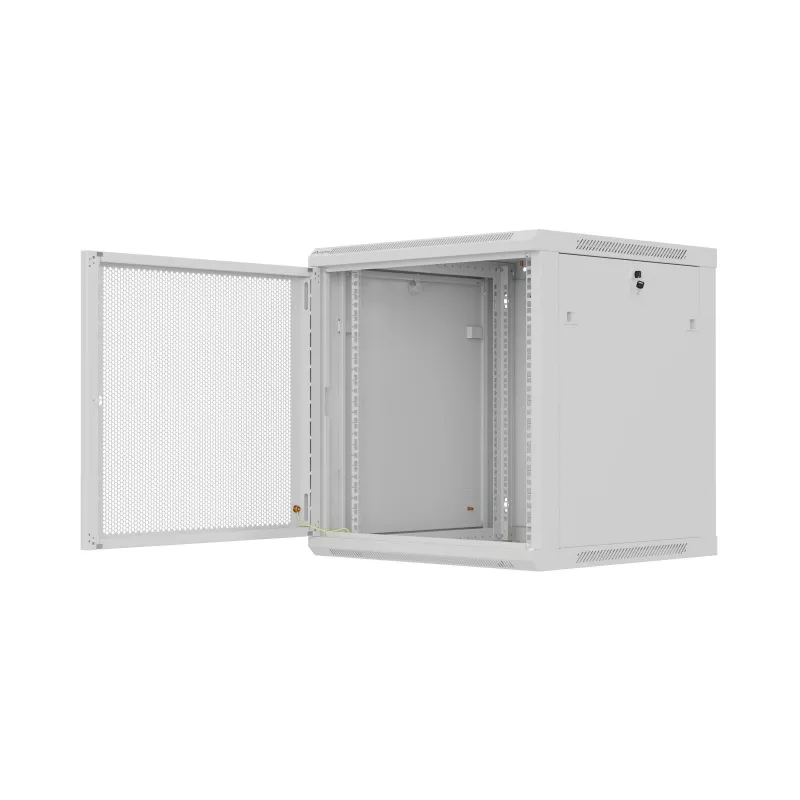 Rack de montagem na parede 19 polegadas 12U 600x600 cinzento