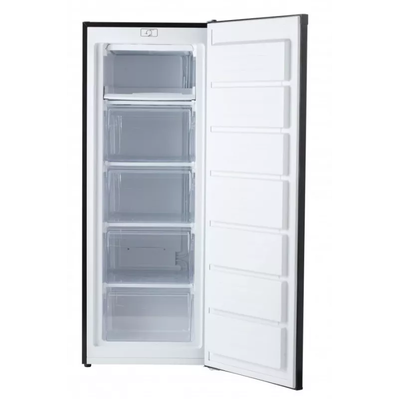 Congelador vertical MPM MPM-182-ZS-13, capacidade 168 L, livre de encastrar, porta reversível, 1430×550×580 mm, classe energética E