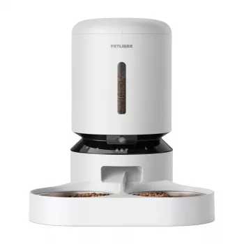 Comedouro Petlibro Granary com câmara e tigela dupla, 5L (branco)