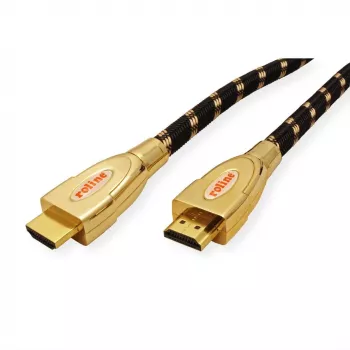 Cabo HDMI ROLINE GOLD Ultra HD 1m