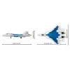 Conjunto de construção Cobi SU-57 Felon, 928 peças – modelo Cobi COBl-5909