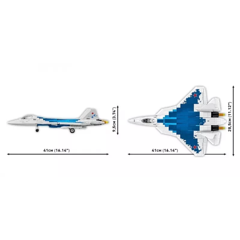Conjunto de construção Cobi SU-57 Felon, 928 peças – modelo Cobi COBl-5909