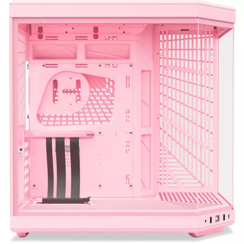 Caixa de computador Hyte Y70 ATX Strawberry Milk