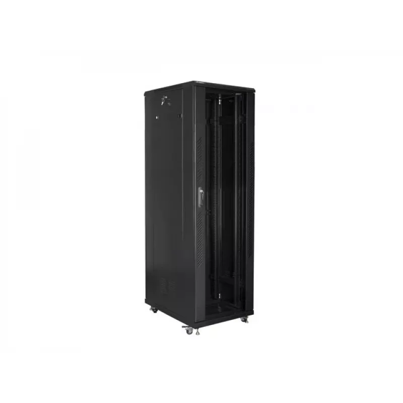 LANBERG 19 42U 800x800 independente porta de vidro (FlatPack) preto (envio por transportadora)