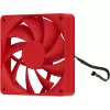 Ventoinha de refrigeração para computador HYTE FA12-RR-4 120 mm, 1500 rpm, 72 m³/h, 1,6 mmH2O, rolamento fluido dinâmico, vermelho, pack de 4