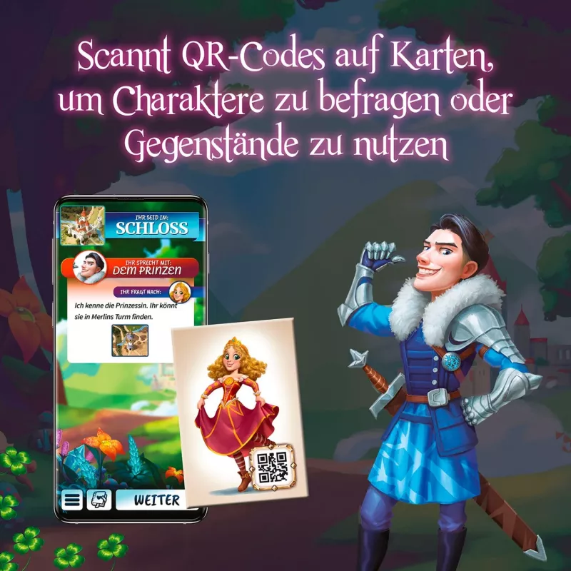 Kids Chronicles - Auf der Suche nach den Mondsteinen, jogo de tabuleiro