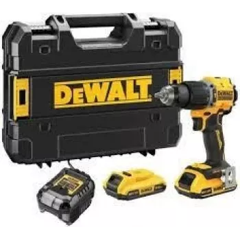DeWALT DCD799D2T-QW berbequim aparafusador de percussão sem fios, 2 velocidades, 2 baterias, carregador