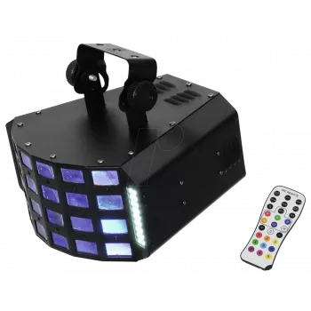 Efeito de luz LED EUROLITE D-30 Hybrid 36W RGBAWP DMX, efeito híbrido beam/wash, 36 W