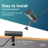 Extensão elétrica DIGITUS 3 tomadas com 2×USB-A & 1×USB-C, 3 tomadas AC tipo E/F, cabo de 1,5 m, preto