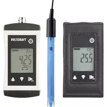 VOLTCRAFT KBM-110 + TG-400 medidor de pH redox (ORP), temperatura, valor de pH